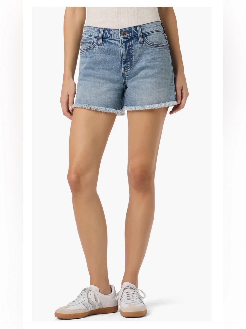 Hudson Jeans Frayed Hem Denim Shorts NWT